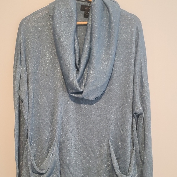 Ladies long sleeve cowl neck retro top - Picture 2 of 4